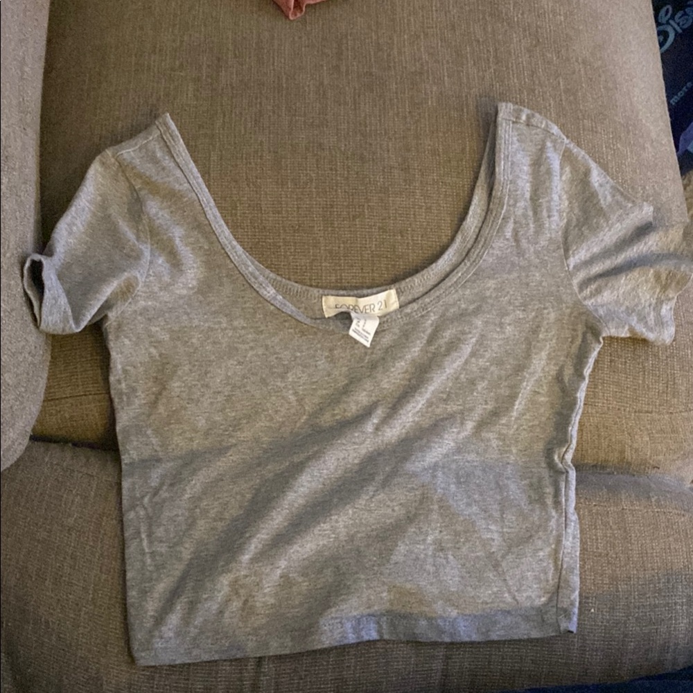 Gray Women's Top